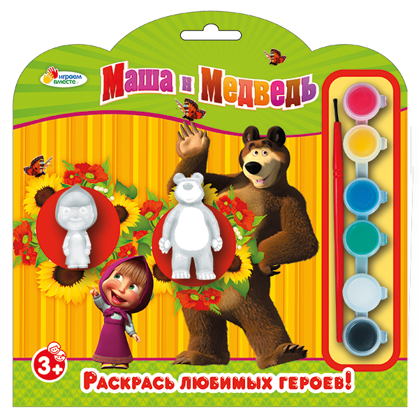 Раскраски Маша и медведь